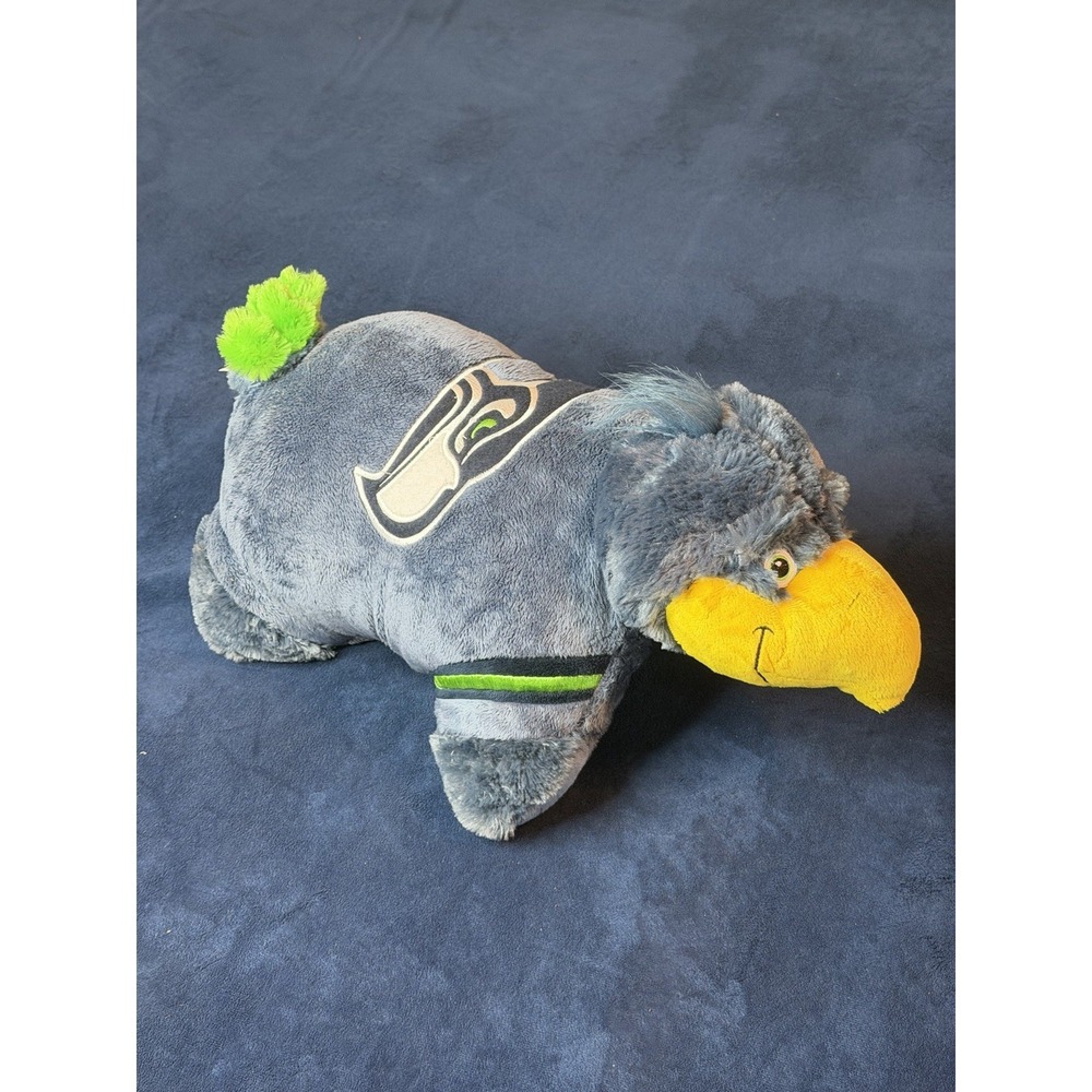 Seattle Seahawks Mascot Plush Pillow Pets NFL Licensed Football 18 inch